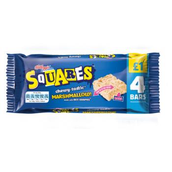 Kellogg's Squares Marshmallow 4 Bars