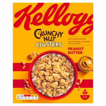 Kellogg's Crunchy Nut Cluster Peanut Butter 525g