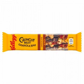 Kellogg's Crunchy Nut Chocolate & Nuts Granola Cereal Bar 45g