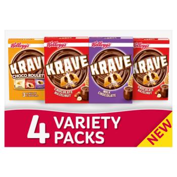 Kellogg's Krave Variety Pack 4 x 30g