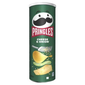 Pringles Cheese & Onion Crisps Can 165g
