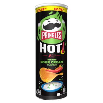 Pringles Hot Kickin' Sour Cream Flavour 160g