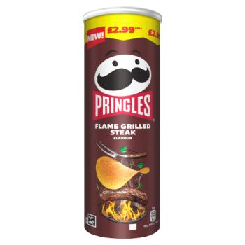 Pringles Flame Grilled Steak Flavour 165g