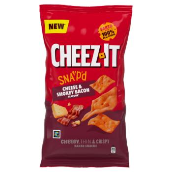 Cheez-It Sna'p'd Cheese & Smokey Bacon Flavour' 150g