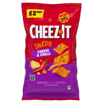 Cheez-It Snap'd Cheese & Chilli Baked Snacks 4 x 30g (120g)