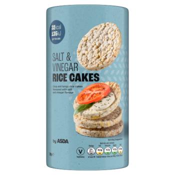 Asda Salt & Vinegar Rice Cakes 129g