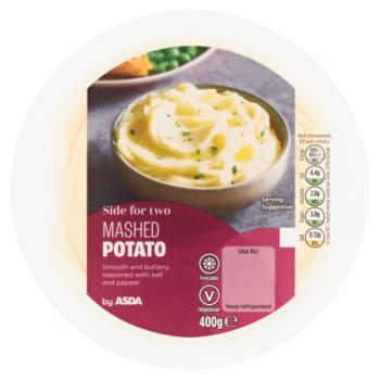Asda Side for Two Mashed Potato 400g