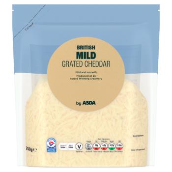 ASDA British Mild Grated Cheddar 250g