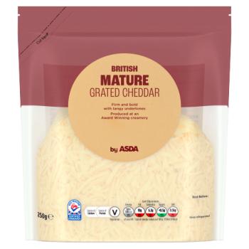 ASDA British Mature Grated Cheddar 250g