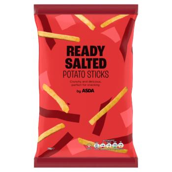 Asda Ready Salted Potato Sticks 150g