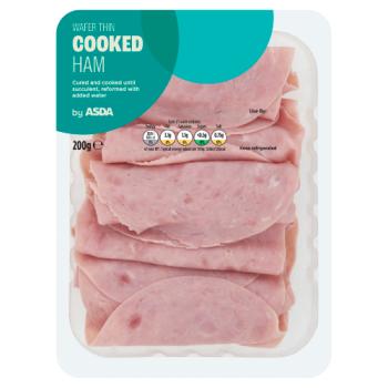 Asda Wafer Thin Cooked Ham 200g