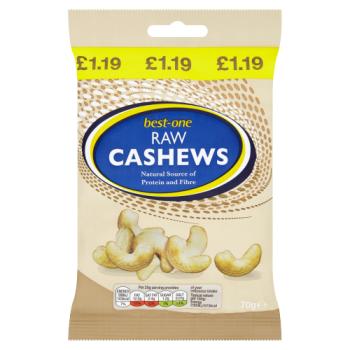 Best-One Raw Cashews 70g