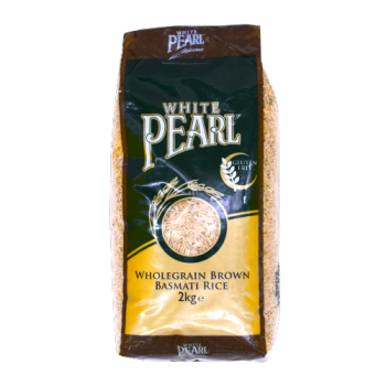 White Pearl Wholegrain Brown Basmati Rice Gluten Free 2kg 