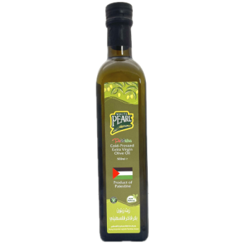 White Pearl Palestinian Cold-Pressed Extra Virgin Olive Oil 500ml 