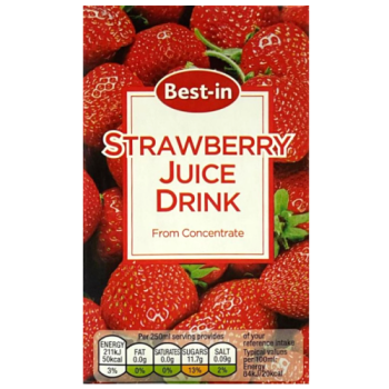 Best-In Strawberry Juice Drink 250ml 