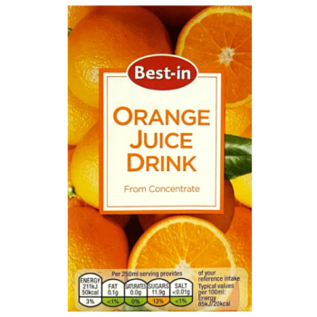 Best-In Orange Juice Drink 250ml 