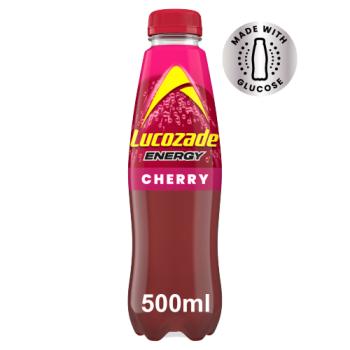 Lucozade Energy Drink Cherry 500ml