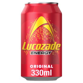 Lucozade Energy Drink Original Can 330ml