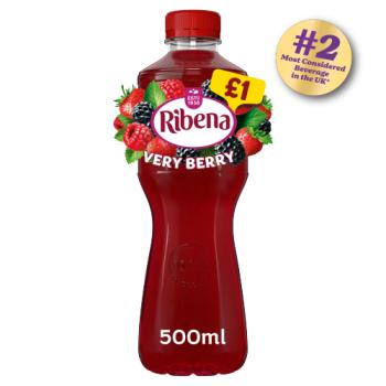 Ribena Very Berry Juice Drink 500ml PMP £1