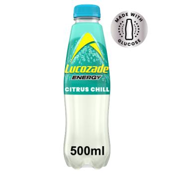 Lucozade Energy Drink Citrus Chill 500ml
