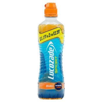 Lucozade Sport Orange 500ml £1.19 or 2 for £2.20