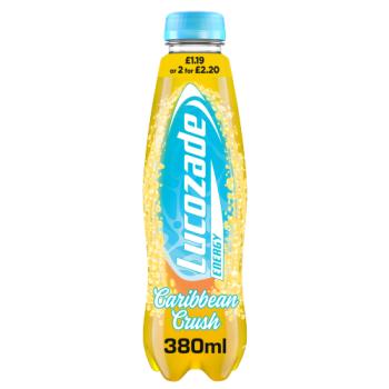 Lucozade Energy Caribbean Crush 380ml PMP £1.19 or 2 for £2.20