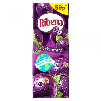 Ribena Blackcurrant 250ml 59p PMP