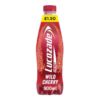 Lucozade Cherry £1.50    900ml