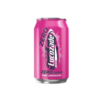 Lucozade Zero Pink Lemonade 330ml PM 65p 