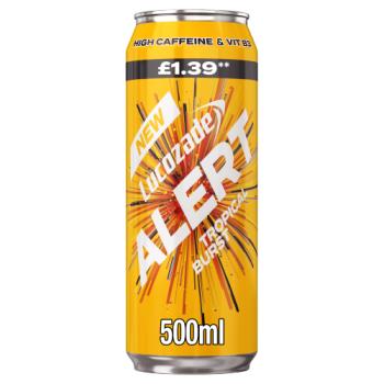 Lucozade Alert Tropical Burst Energy Drink 500ml PMP £1.39