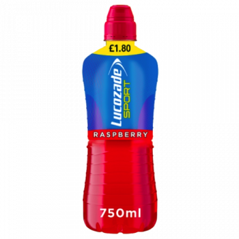 Lucozade Sport Drink Raspberry 750ml PMP £1.80