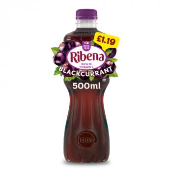 Ribena Blackcurrant Juice Drink 500ml PMP £1.19