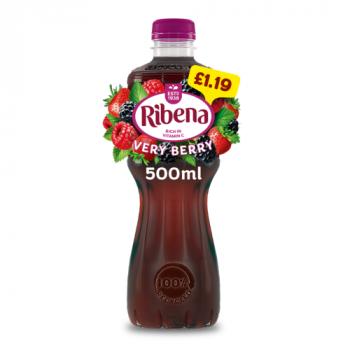 Ribena Very Berry Juice Drink 500ml PMP £1.19