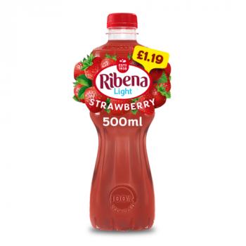 Ribena Strawberry Juice Drink No Added Sugar 500ml PMP £1.19