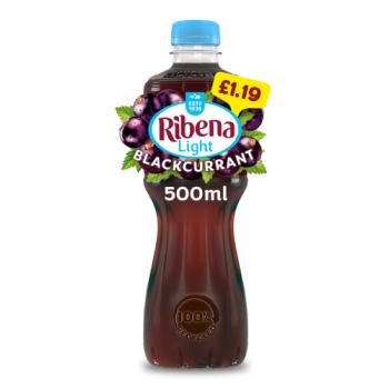 Ribena Light Blackcurrant 500ml PMP  £1.19