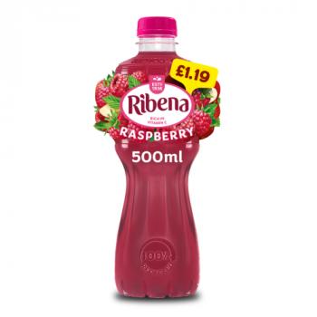 Ribena Raspberry Juice Drink 500ml £1.19