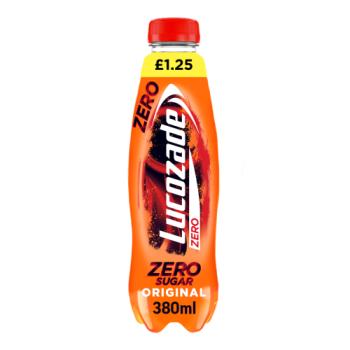 Lucozade Zero Original 380ml PMP  £1.25