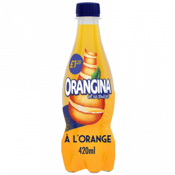 Orangina Sparkling Fruit Drink Orange 420ml PMP £1.25