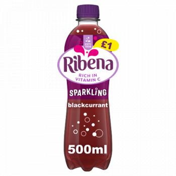 Ribena Sparkling Blackcurrant 500ml PMP £1
