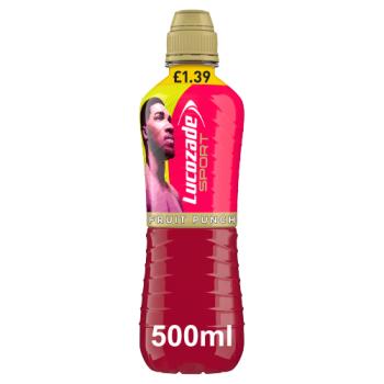 Lucozade Sport Drink Fruit Punch 500ml PMP £1.39