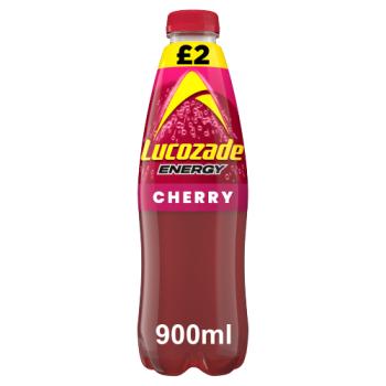Lucozade Energy Drink Wild Cherry 900ml PMP £2