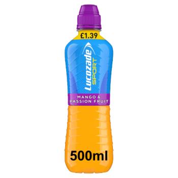Lucozade Sport Drink Mango & Passion Fruit 500ml £1.39PMP