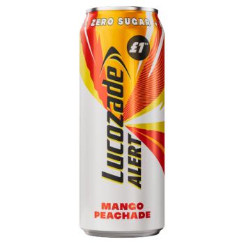 Lucozade Alert Anthony Joshua Edition Zero Sugar Mango Peachade 500ml