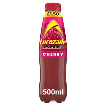  Lucozade Energy Drink Cherry 500ml PMP £1.50 