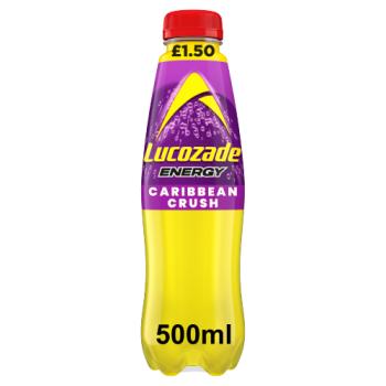 Lucozade Energy Drink Caribbean Crush 500ml PMP £1.50