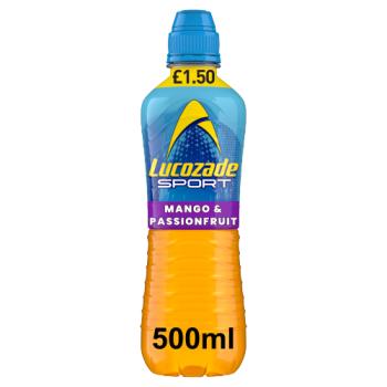 Lucozade Sport Drink Mango & Passion Fruit 500ml PMP £1.50