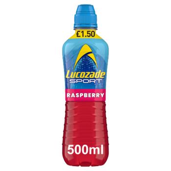Lucozade Sport Drink Raspberry 500ml PMP £1.50