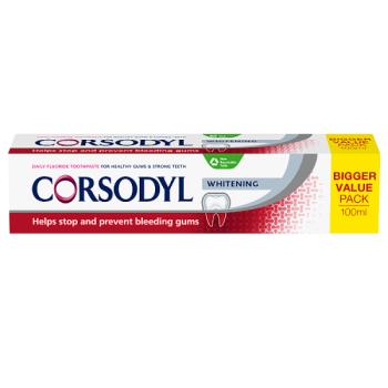 Corsodyl Whitening Daily Gum Care Fluoride Toothpaste 100ml