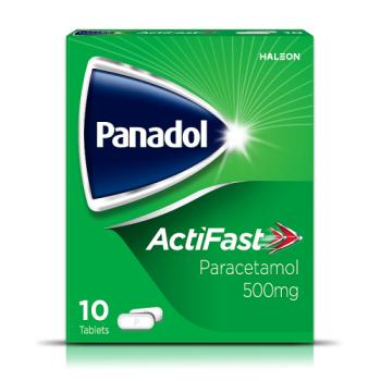Panadol ActiFast Painkillers, 500mg Paracetamol Tablets, 10s