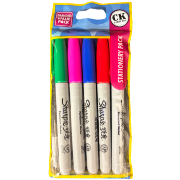 Sharpie Assorted Permanent Markers 5pk 